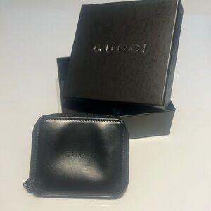 Black Gucci coin purse